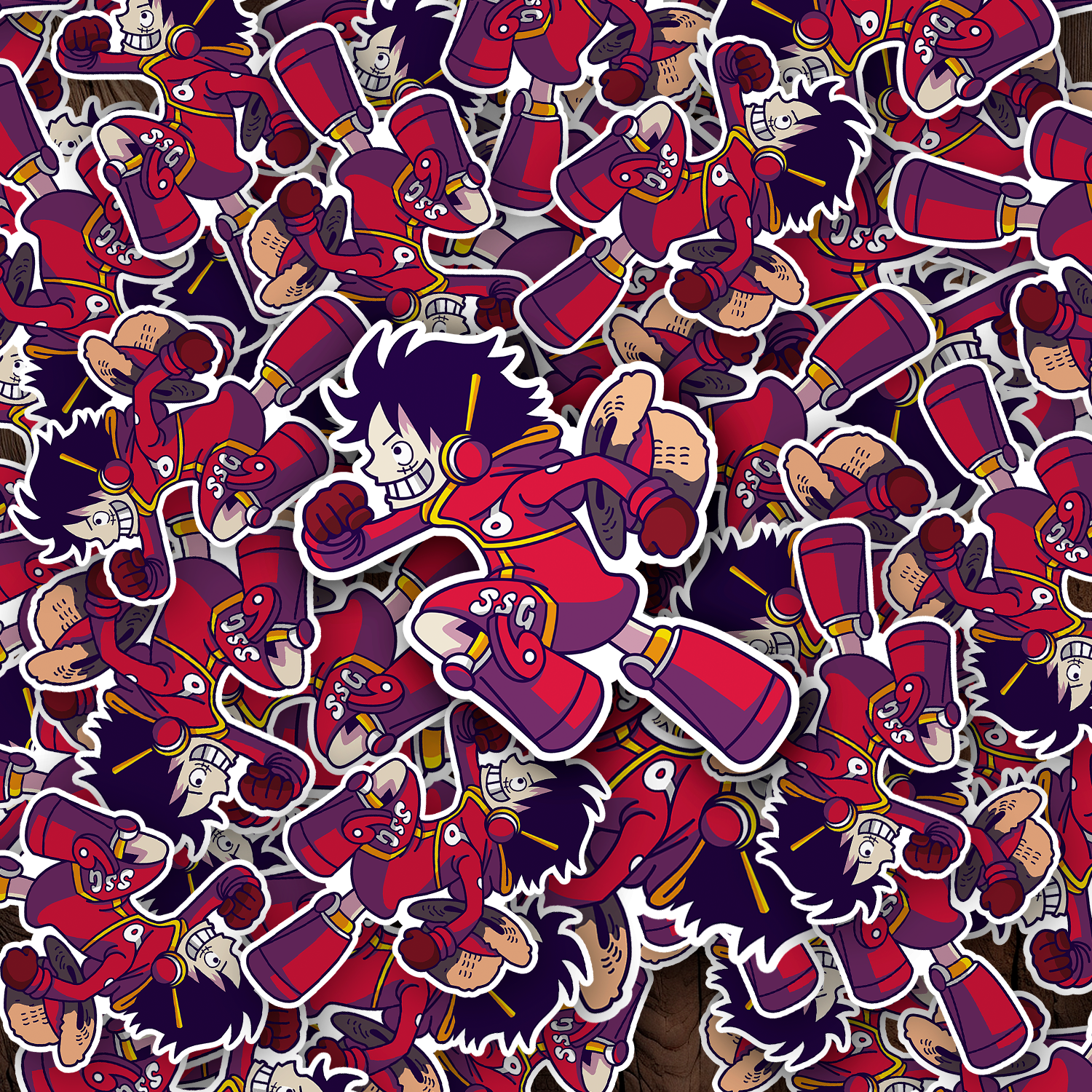 Sticker - Luffy Egghead arc