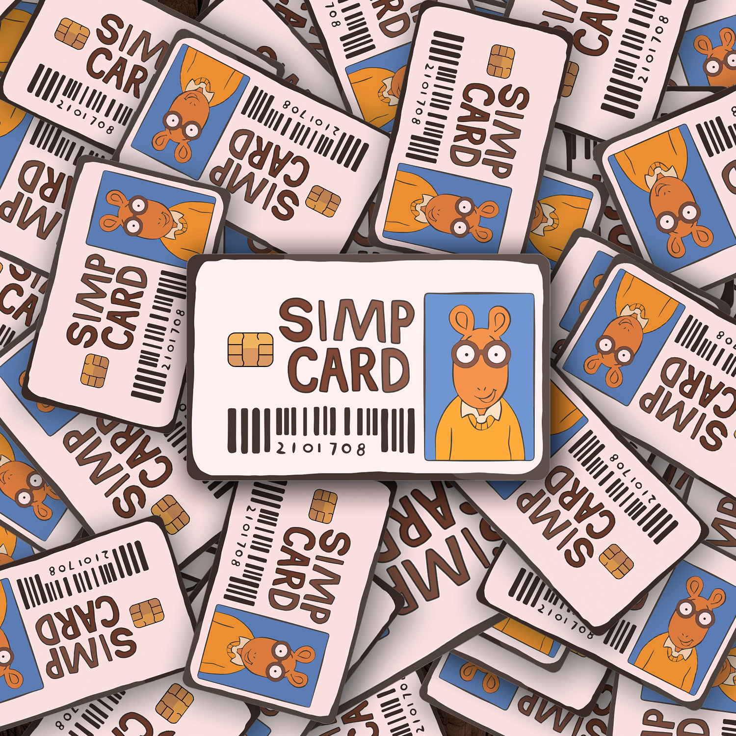 Simp card - Skin för bankkort