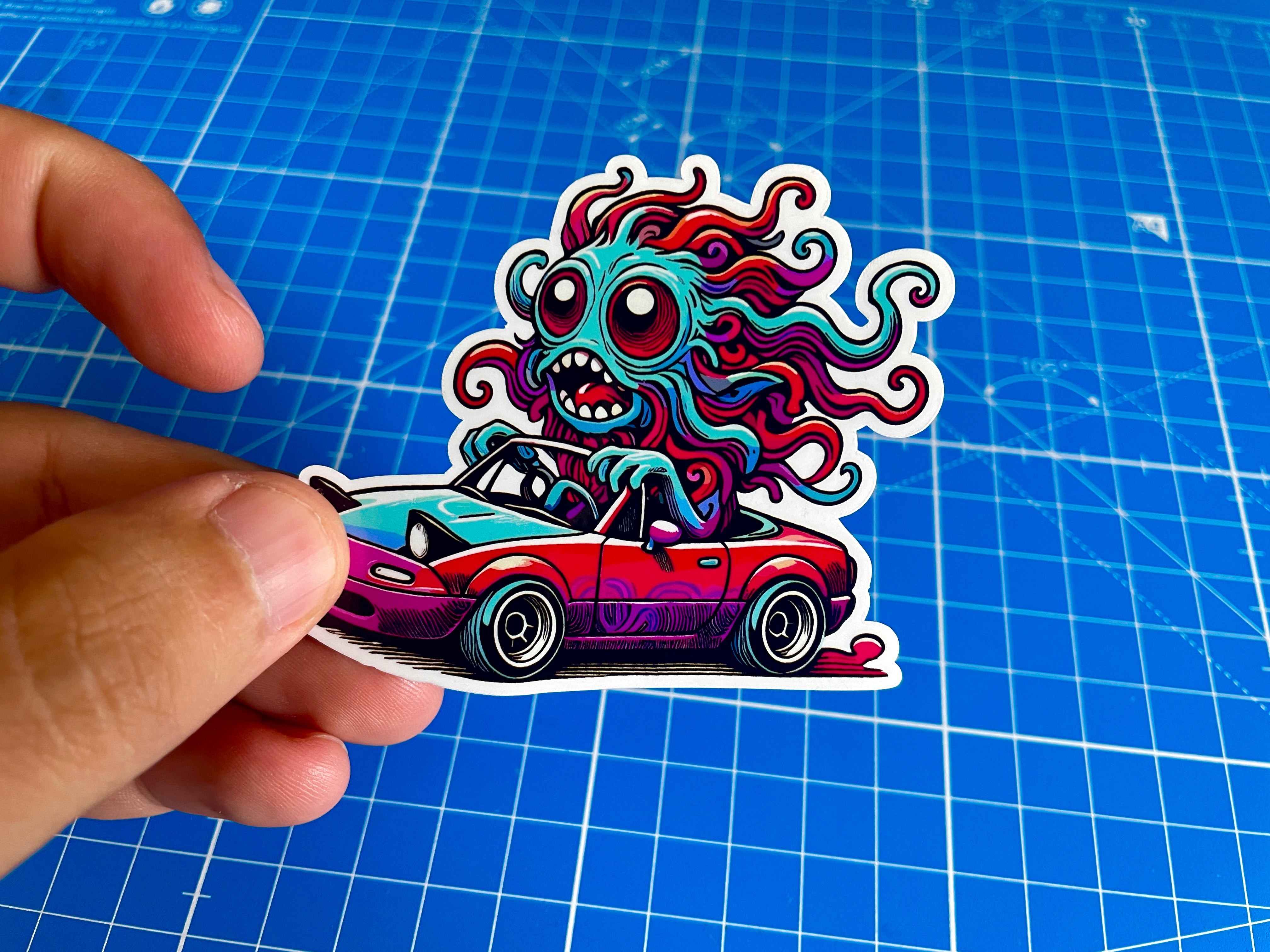 Miata monster klistermärke - Cosmic Vibe Decals